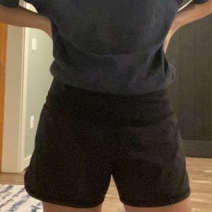 Black Speed Up LuluLemon Shorts